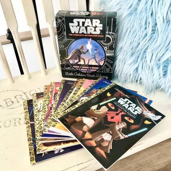 Disney, Star Wars, Little Golden Book Library, Set Of 9, Complete Skywalker Saga - Picture 1 of 16